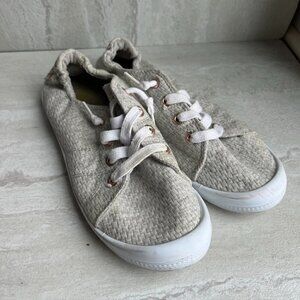 ** Tommy bahama womens flat shoes memory foam grey 9